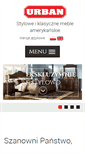 Mobile Screenshot of mebleurban.pl